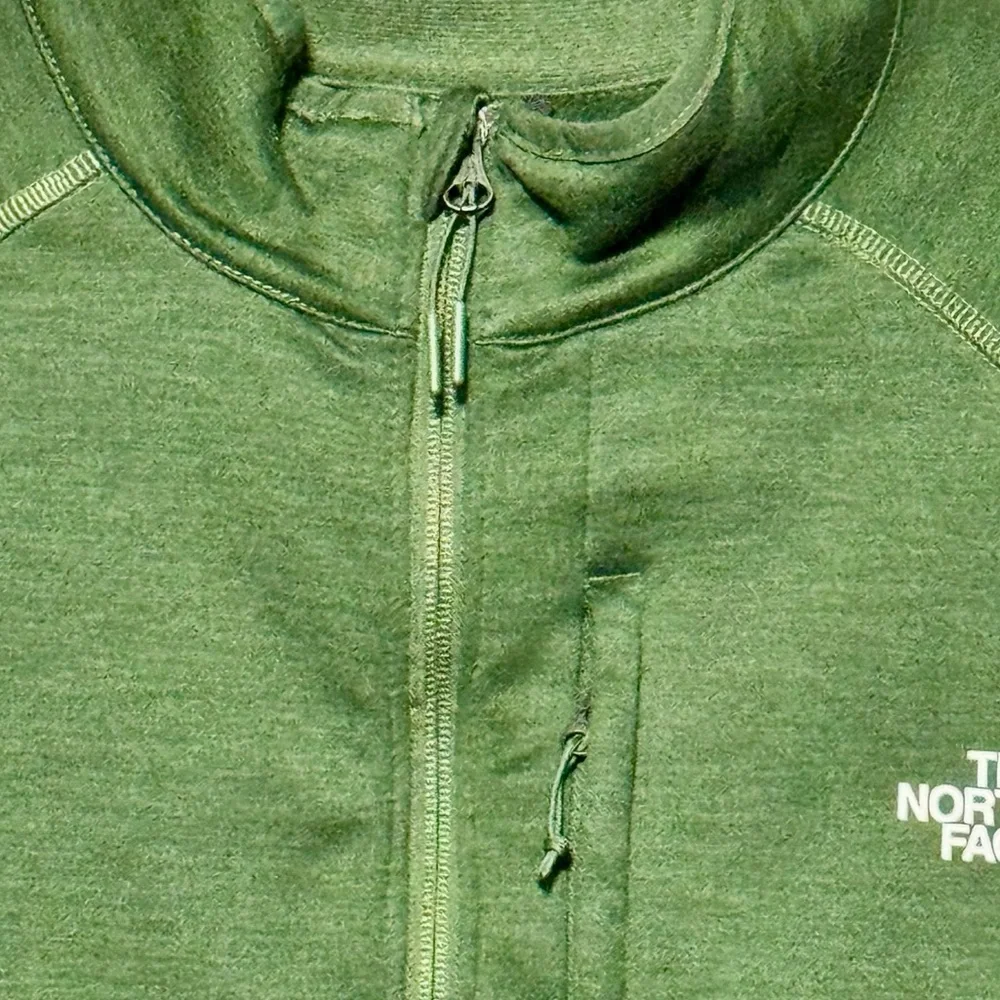 The North Face Canyonlands Half Zip Mens Green Long Sleeve Athleisure Sweatshirt